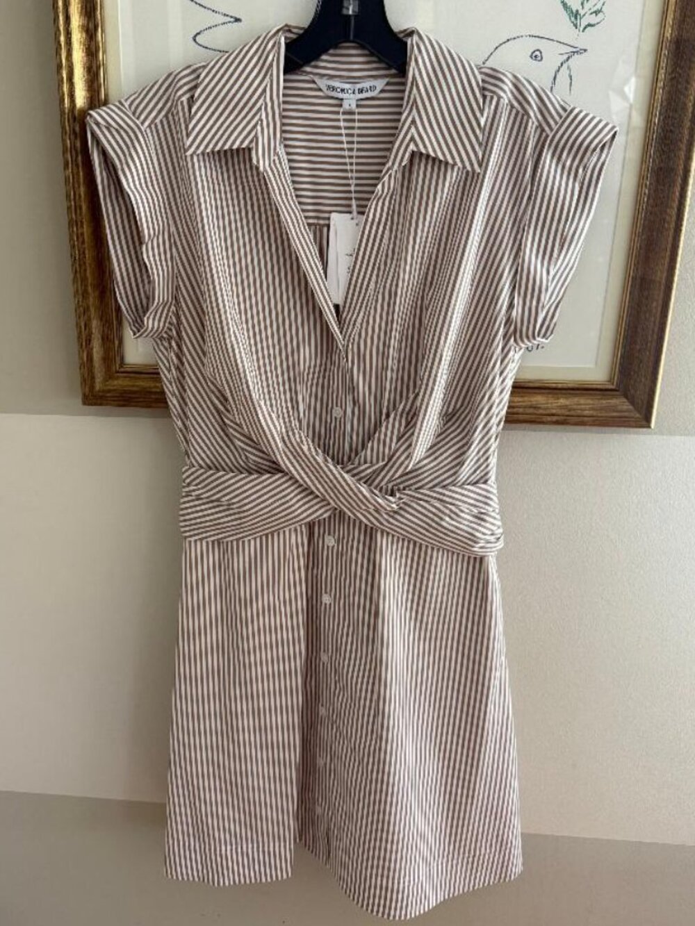 NWT Veronica Beard Nagano Shirtdress size 4